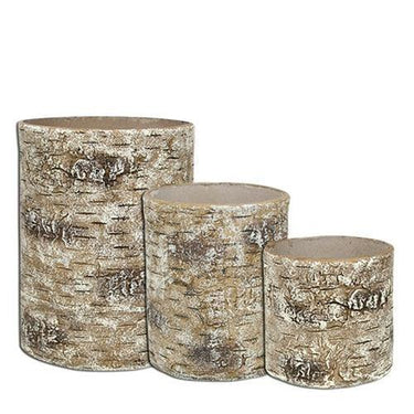 3 Set Birch Containers - The Fox Decor